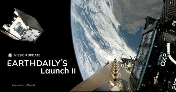 EarthDaily 发射六颗卫星，推进全球地球变化每日测量