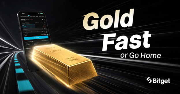 Bitget 推出 Gold Fast or Go Home Challenge，聚焦黄金差价合约交易