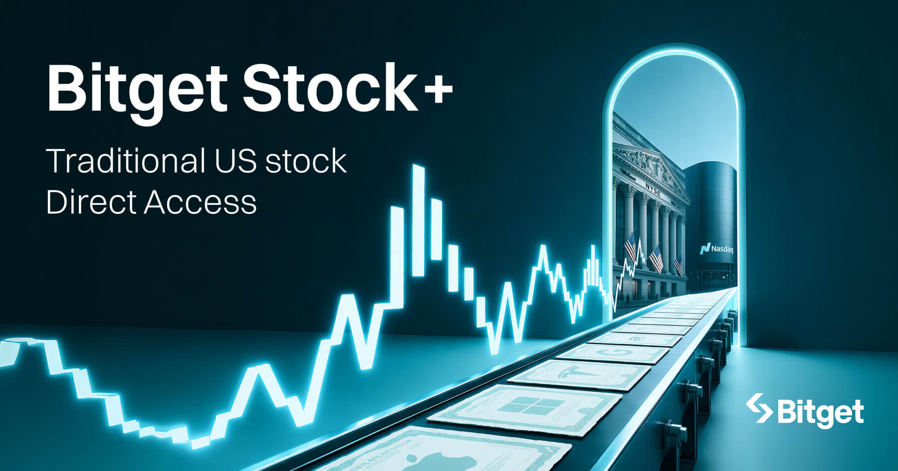 Bitget 推出 Stock+,为加密货币原生投资者带来真实美股