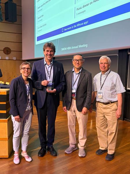 医疗决策学会授予 UMIT TIROL 及哈佛大学教授 Uwe Siebert 2026 年度职业成就奖