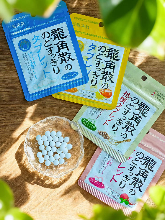 秋天到 咽喉闹 龙角散草本无糖润喉片成老师等高频用嗓人群刚需